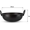 Aditya Hard Anodized Deep Kadai With Handle 4.5L Aditya Hard Anodized Deep Kadai With Handle 4.5L