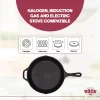 Stainless Steel Vegetable Filter 22G - 38.5 x 20.5cm Pre Seasoned Frying Pan 8 inch / 1.1 Litre Cast Iron Skillet