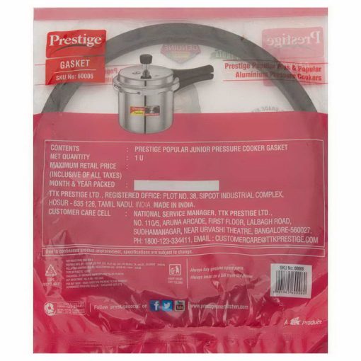 prestige junior pressure pan gasket