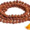 Original Rudraksha Mala (Brown 50Cm)