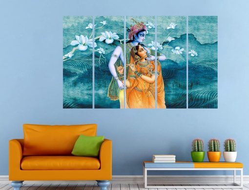 Wooden Framed radha krishna wall Paintings for office Wooden Framed radha krishna wall Paintings for office,living room,bedroom 60 x 36 inch