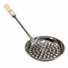 Stainless Steel Boondi Jhara With Wooden Handle Karandi/Jhaara - 15 Cm