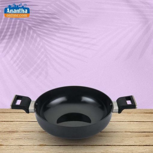 Daily Ware Hard Anodized Deep Kadai - 2.2L( ArmourFinish)