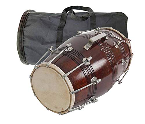 Professional Handmade Wooden dholak Dolki music instruments