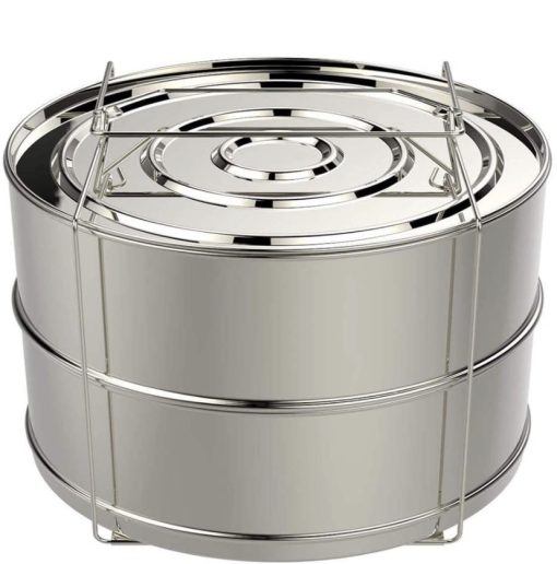 Stainless Pressure Cooker Steamer Double Layer small