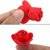 Stemless Floating Artificial Flower Heads Mini Small Floral Fake Foam Rose for Crafts, Festival, Home, Pooja Room Decorations Pack of 10