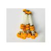 Flower Garlands For Photo Frame Or Murti Artificial Pearls Artificial Marigold,Jasmine,Lily,Green Leaves Tassles Garlands/Wall hangings for mandir Housewarming Festive Decorations