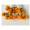 Artificial Marigold Artificial Marigold,Jasmine,Lily,Green Leaves Tassles Garlands/Wall hangings for mandir Housewarming Festive Decorations