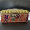 Hand embroidery art work jewellery box/ dry fruit box/ multi purpose box