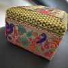 Hand embroidery art work jewellery box/ dry fruit box/ multi purpose box