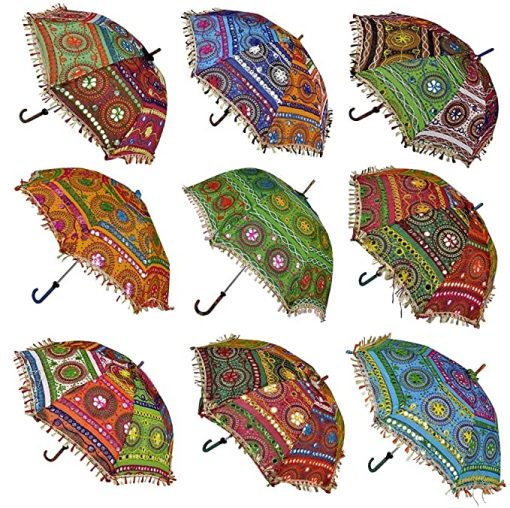 Rajasthani Umbrella For Decorative Indian Pachwork Handmade