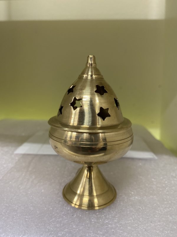 Brass Diya With Lid 10Cm