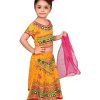 Traditional Girl's Cotton Readymade Radha Dress Lehenga Choli Set - 12 - 18 Months Pink Traditional Girl's Cotton Readymade Radha Dress Lehenga Choli Set - 12 - 18 Months Pink