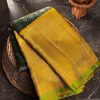 Green and Yellow Kanjivaram Soft Silk Saree With Blouse Piece Green and Yellow Kanjivaram Soft Silk Saree With Blouse Piece