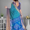 Blue Bandhani Saree Blue Bandhani Saree