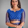 Blue Bandhani Saree Blue Bandhani Saree