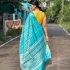 Blue Banarasi Lichi Silk Saree Blue Banarasi Lichi Silk Saree