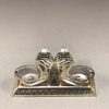 Bird Shaped German Silver Sliding Kum Kum Box Bird Shaped German Silver Sliding Kum Kum Box