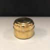 Traditional German Silver Kumkum Box - Pack Of 1 Brass Container Box - 1.75 X 2.5 Inches | Box | Gifts | Storage Box For Home | 35 Gms Approx