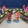 Clay Seemandham Set 9 Navaratri Golu/Kolu Doll Set - Small Sapadu With Table Set 22 Navaratri Golu/Kolu Dolls Set - Paper Mache